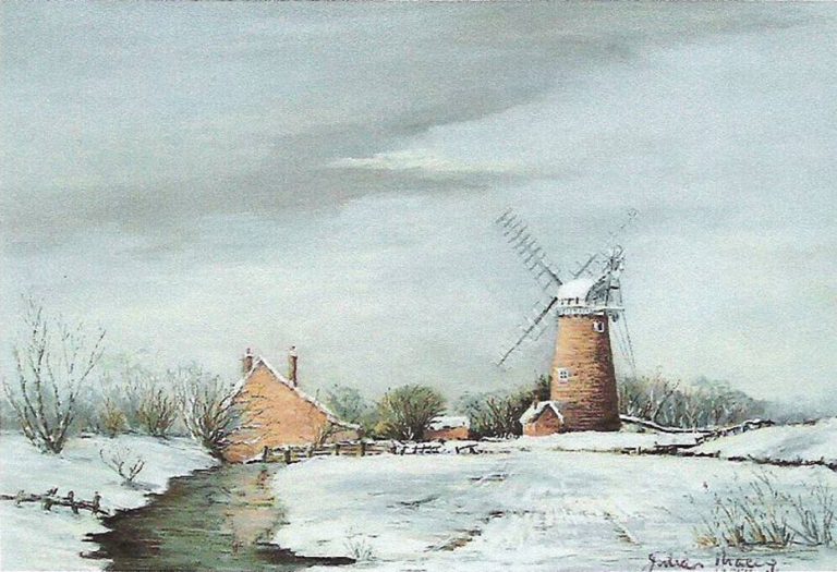Stracey Arms Mill in Winter